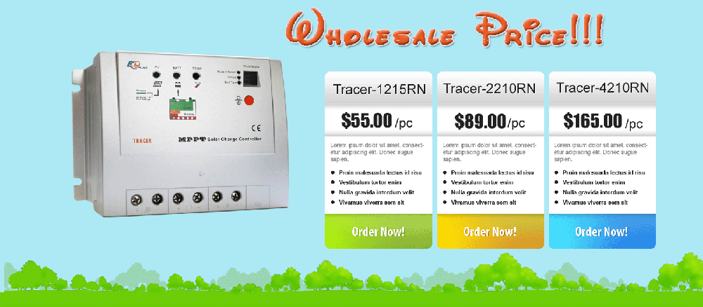 Tracer MPPT Solar Controller Wholesale