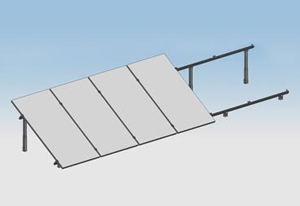 ground Solar panel mounting2