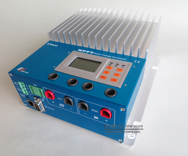 20A 48A eTracer ET6415 MPPT Solar Charge Controller regulators (2)