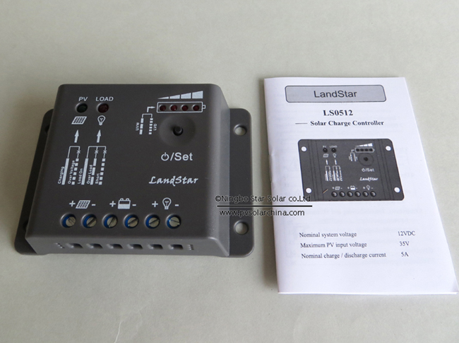 LS0512 LandStar 5A 12V Solar Charge Controller (6)