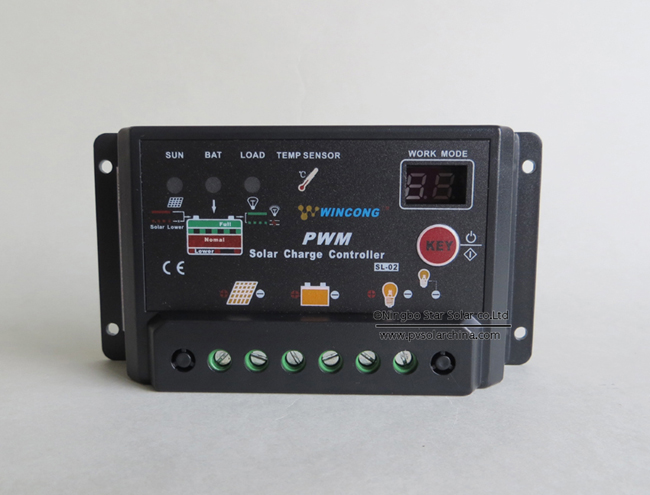 SL-02A 10A 12V 24V Wincong Solar Charge Controller