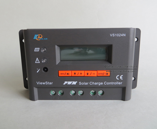 VS1024N 10A 12V 24V LCD ViewStar Solar Controller