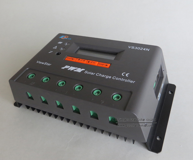 VS3024N 30A 12V 24V LCD ViewStar Solar Controller (1)