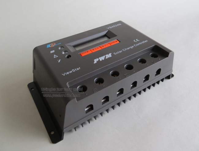 VS4024N 40A 12V 24V LCD ViewStar Solar Controller (3)